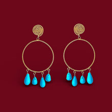 Cargar imagen en el visor de la galería, Aro Ceres Turquoise - Unitario