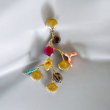 Cargar imagen en el visor de la galería, Aros Cerdeña Multicolor - Par