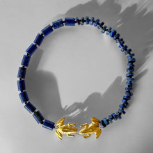 Cargar imagen en el visor de la galería, Collar Heqet Lapizlazuli
