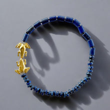 Cargar imagen en el visor de la galería, Collar Heqet Lapizlazuli