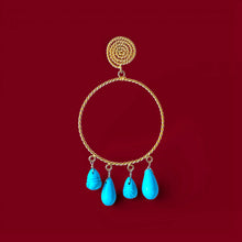 Cargar imagen en el visor de la galería, Aro Ceres Turquoise - Unitario