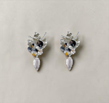 Cargar imagen en el visor de la galería, Aros Windsor Silver Ice -Par-