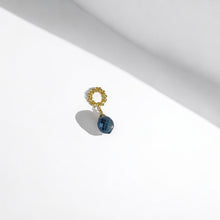 Cargar imagen en el visor de la galería, Aros Bubble Blue -par-