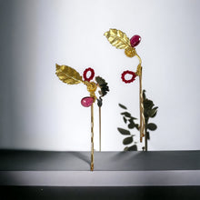 Cargar imagen en el visor de la galería, Horquilla Eleonor XS granate