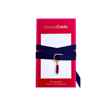 Cargar imagen en el visor de la galería, Colgante Broche Dots Coral