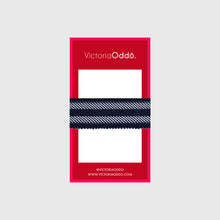 Cargar imagen en el visor de la galería, Cinta Navy Blue White Spike